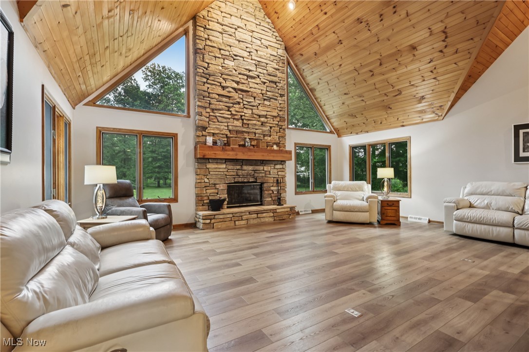 8315 Orchard Road Painesville, OH 44077 - Photo 9 of 45 Vaulted ceilings, fireplace