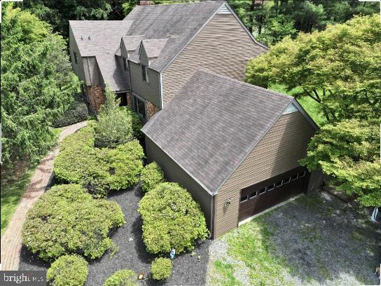 3195 Fiery Run Road Markham, VA 22643 - Photo 96 of 126 an aerial view of a house with a yard and potted plants