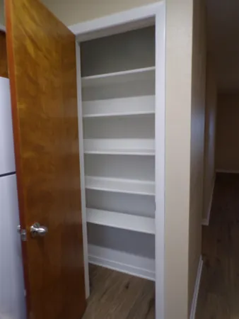 a view of walk in closet