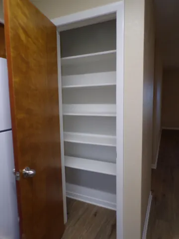 a view of walk in closet