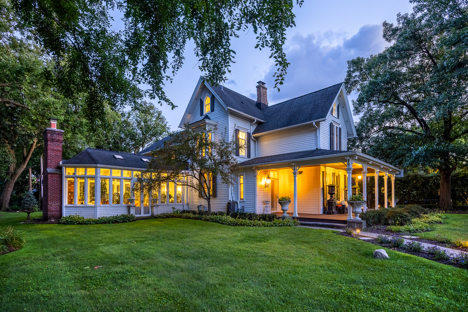 201 Scottswood Road Riverside, IL 60546 - Photo 7 of 32 a view of swimming pool in front of house with yard