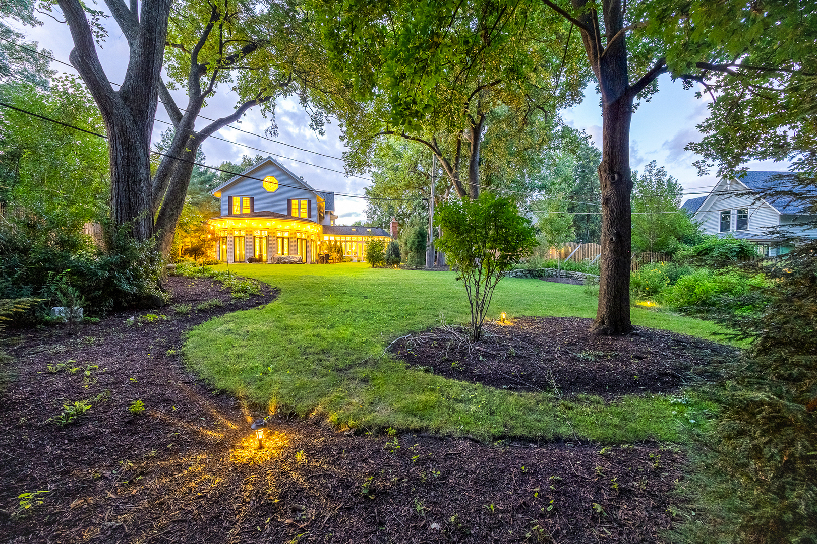 201 Scottswood Road Riverside, IL 60546 - Photo 8 of 32 a view of outdoor space with garden and trees