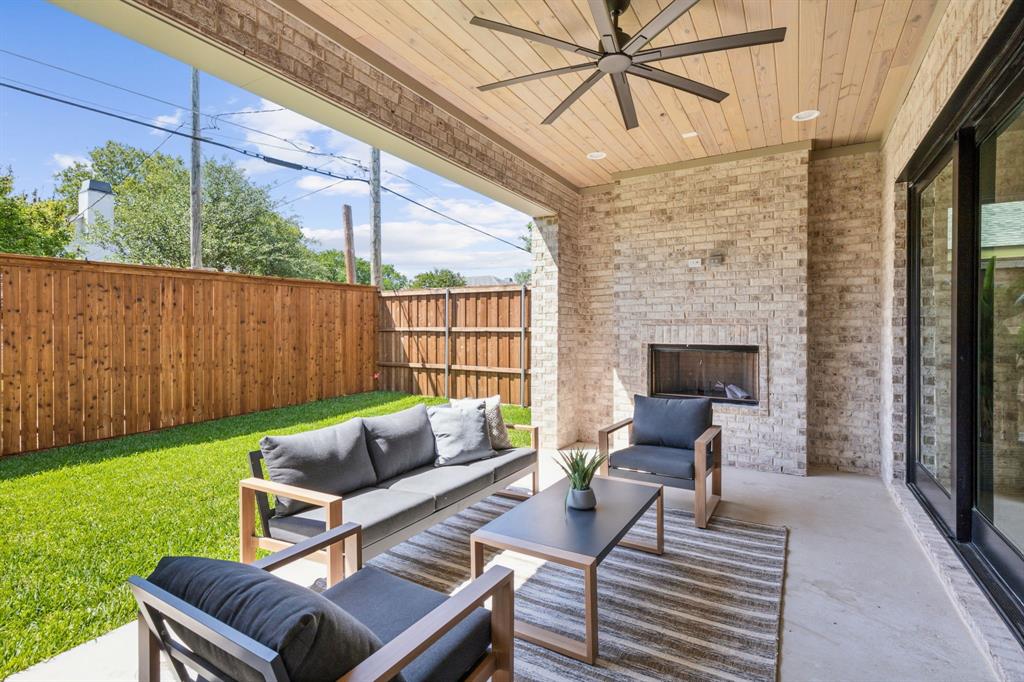7611 Caillet Street Dallas, TX 75209 - Photo 35 of 37 a outdoor living space with furniture