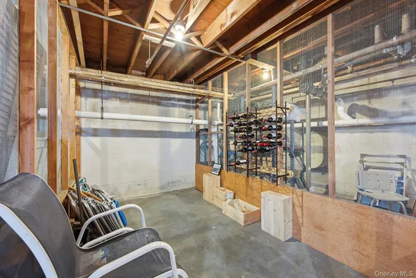a view of storage and utility room