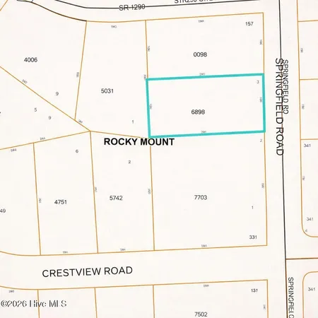 $35,000 | Lot 3 Springfield Road, Rocky Mount, NC 27801