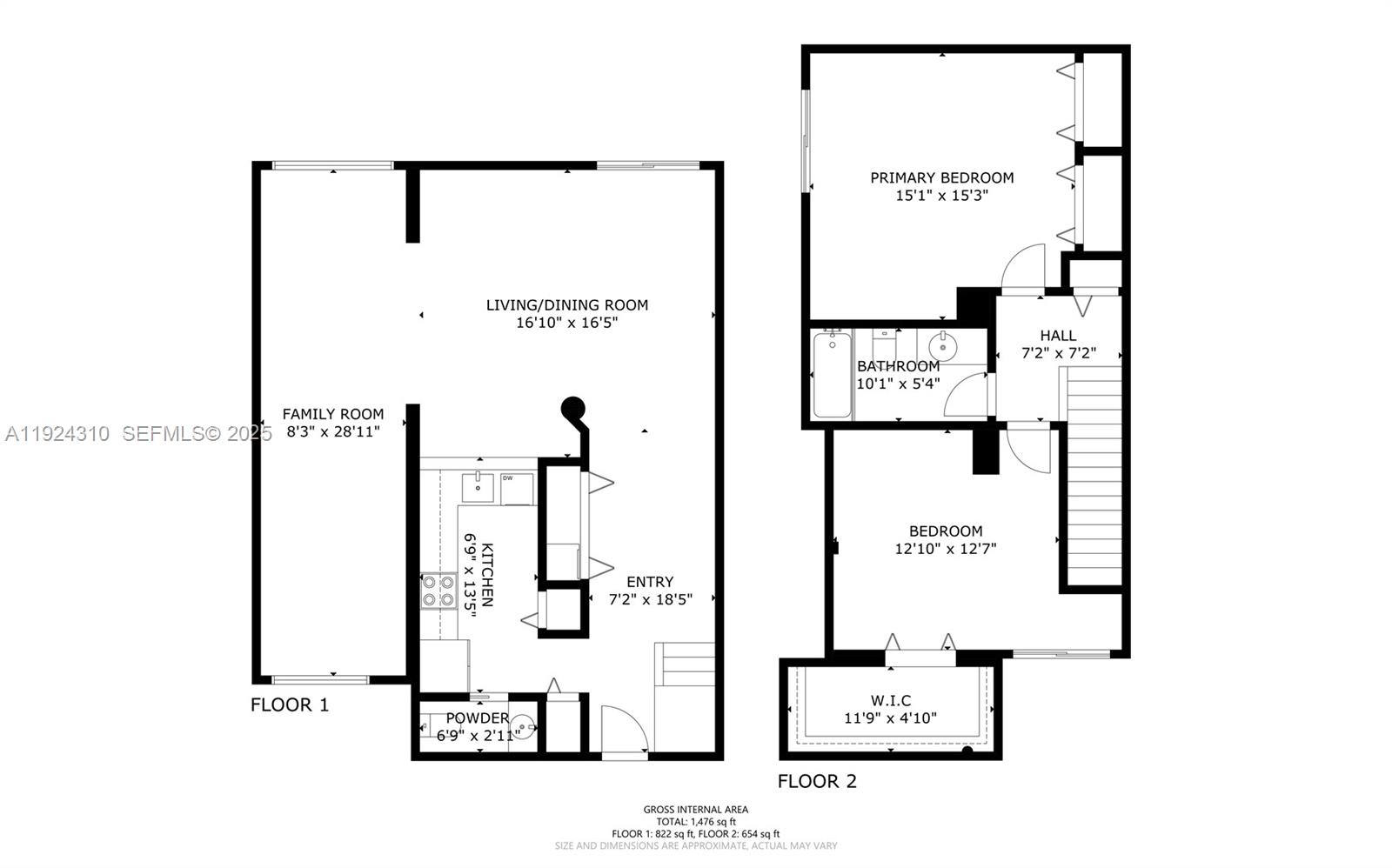 2977 McFarlane Road, Unit 9 Miami, FL 33133 - Photo 29 of 41 a picture of a floor plan