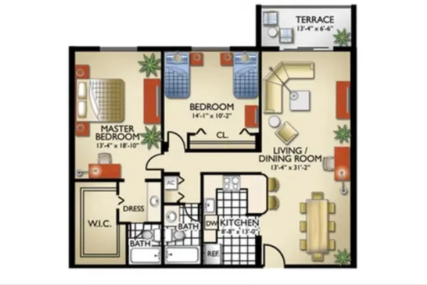 $2,358 | 17350 Northwest 68th Avenue, Unit 300419, Hialeah, FL 33015