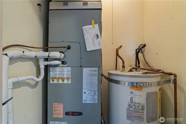 a view of storage and utility room