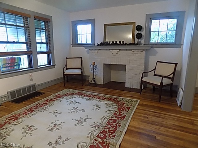 3863 Mayfield Road Cleveland Heights, OH 44121 - Photo 4 of 25 Mayfield Unit - living room with fireplace; hardwood floors and freshly painted!