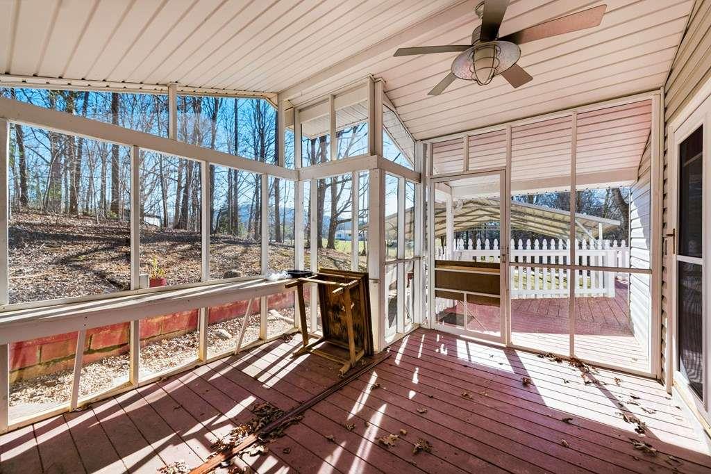 118 Jordan Road Blairsville, GA 30512 - Photo 34 of 49 a view of a balcony with wooden floor
