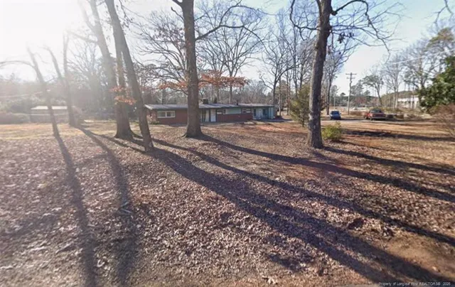a view of park with tree