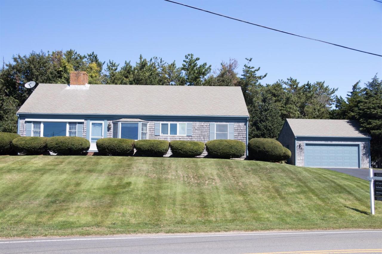 12 Pond Street Chatham, MA 02633 - Photo 4 of 16 a aerial view of a house with a yard