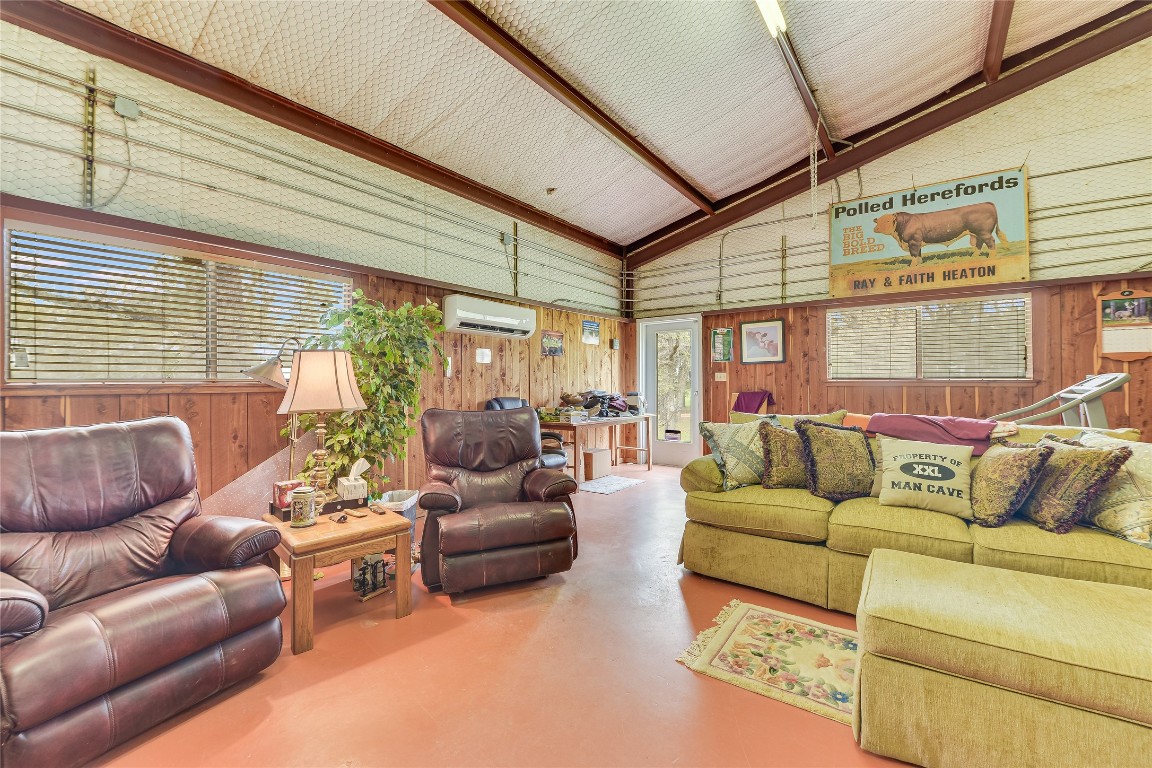 363 Paint Creek S Road, Unit A Paige, TX 78659 - Photo 33 of 40 a living room with furniture and a large window