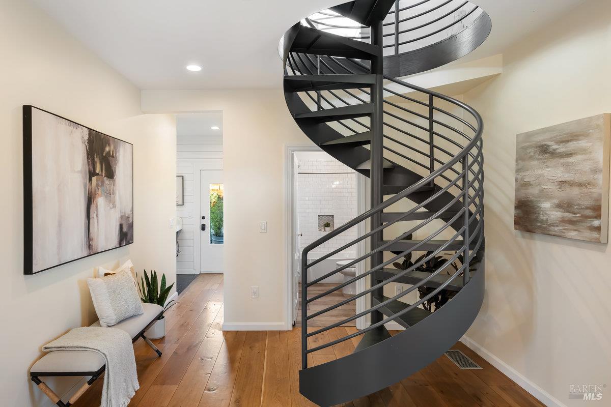 700 Ocean Avenue Point Richmond, CA 94801 - Photo 8 of 95 a view of entryway with furniture and wooden floor