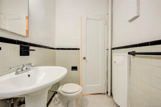 a bathroom with a sink and a toilet