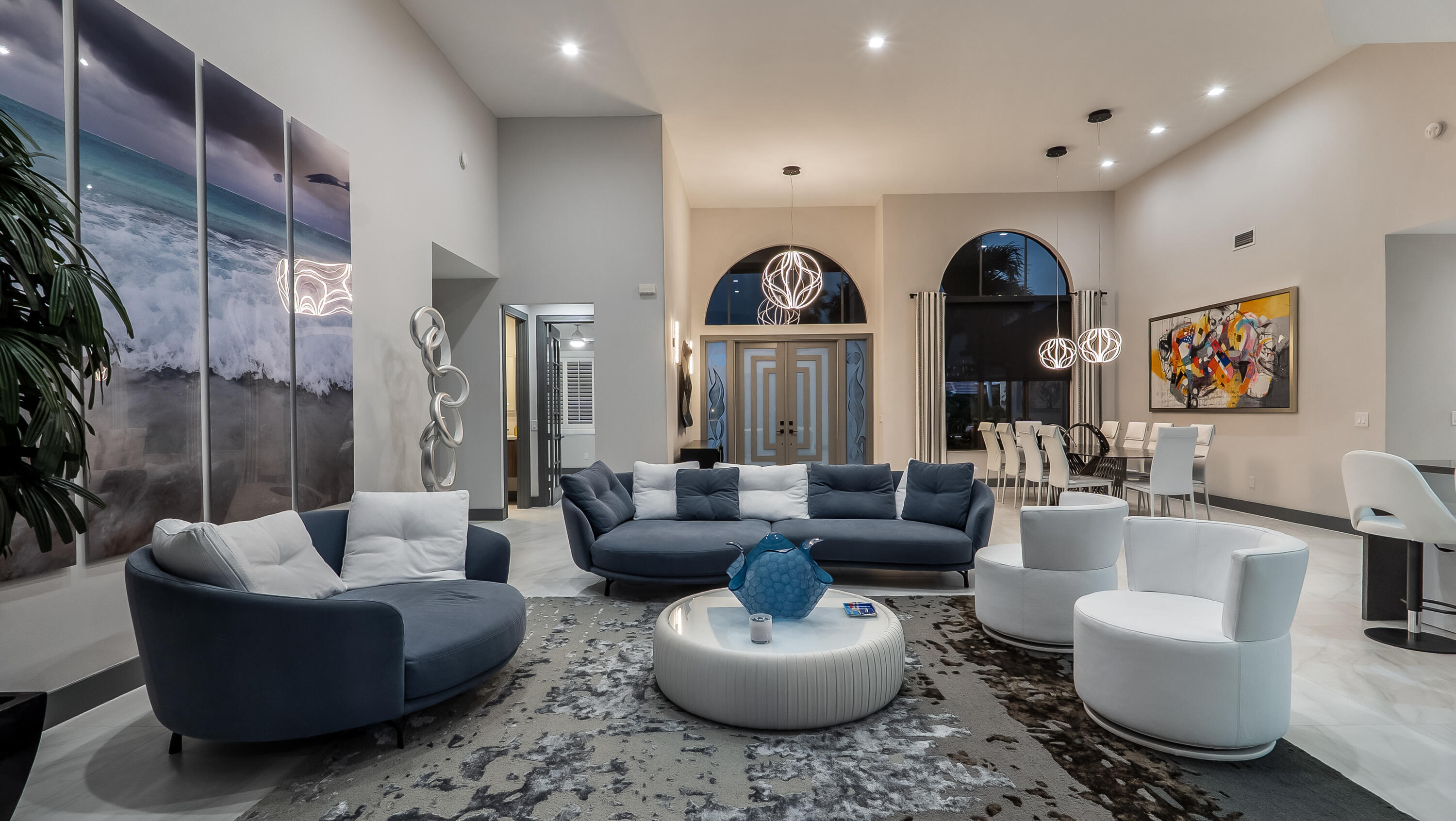 17683 Sealakes Drive Boca Raton, FL 33498 - Photo 12 of 61 a living room with furniture and a large window