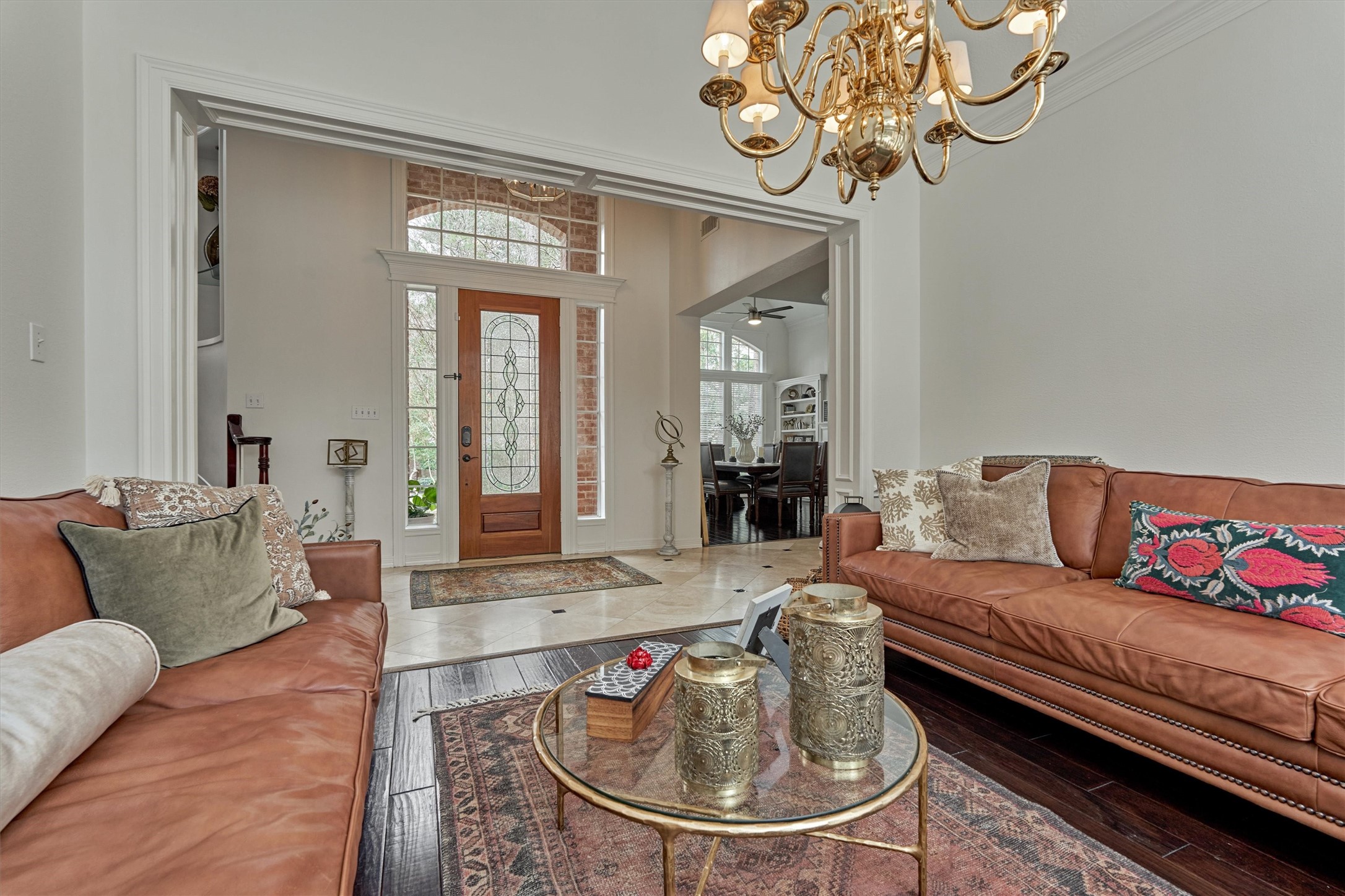91 Wind Ridge Circle Spring, TX 77381 - Photo 6 of 50 The formal living room offers versatile living space as it flows seamlessly into the other living spaces.