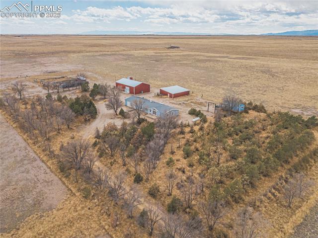 22885 Handle Road Calhan, CO 80808 - Photo 32 of 38 Aerial view of property's location with rural landscape