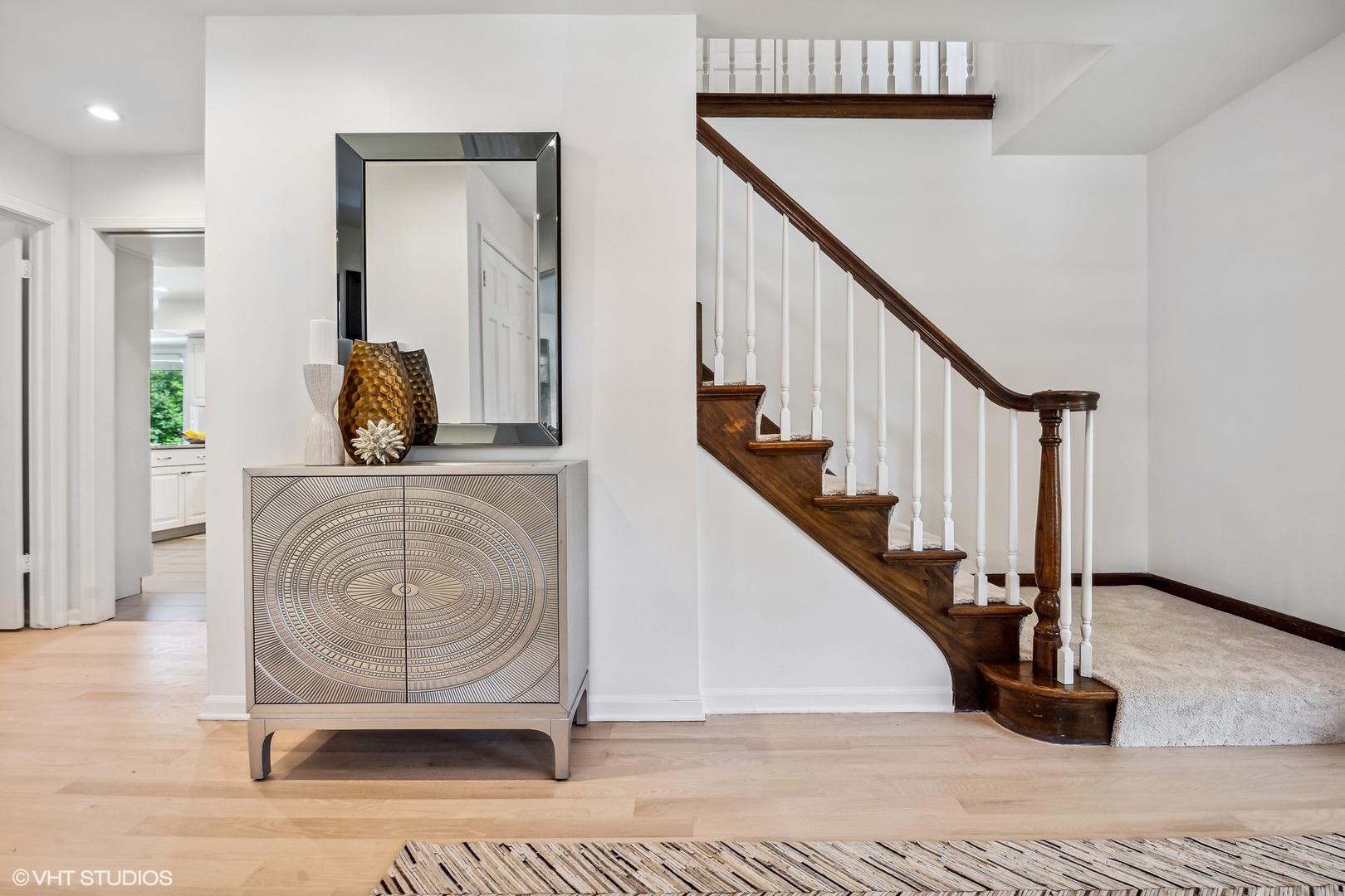 4130 Rutgers Lane Northbrook, IL 60062 - Photo 11 of 41 a view of entryway and hall with wooden floor