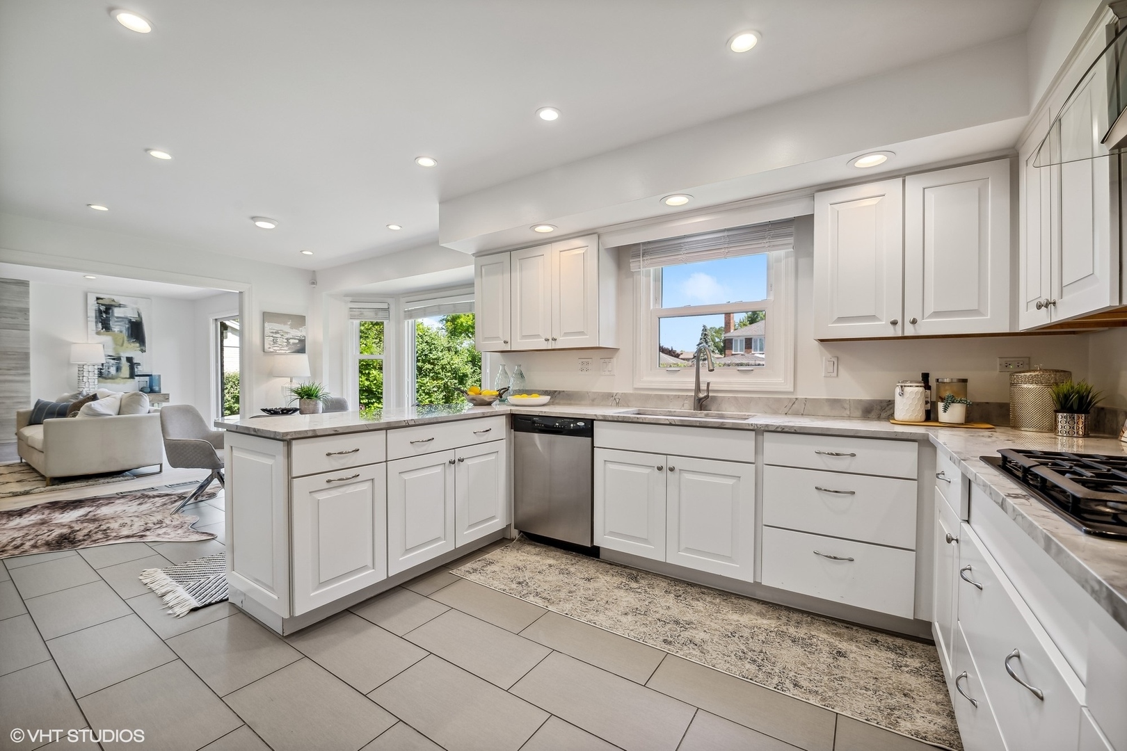 4130 Rutgers Lane Northbrook, IL 60062 - Photo 18 of 41 a kitchen with cabinets appliances and a window