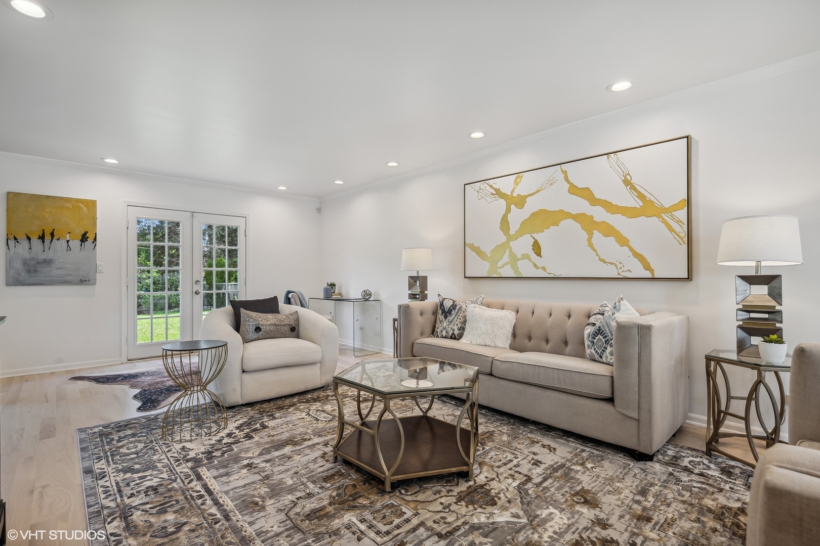 4130 Rutgers Lane Northbrook, IL 60062 - Photo 6 of 41 a living room with furniture and a large window