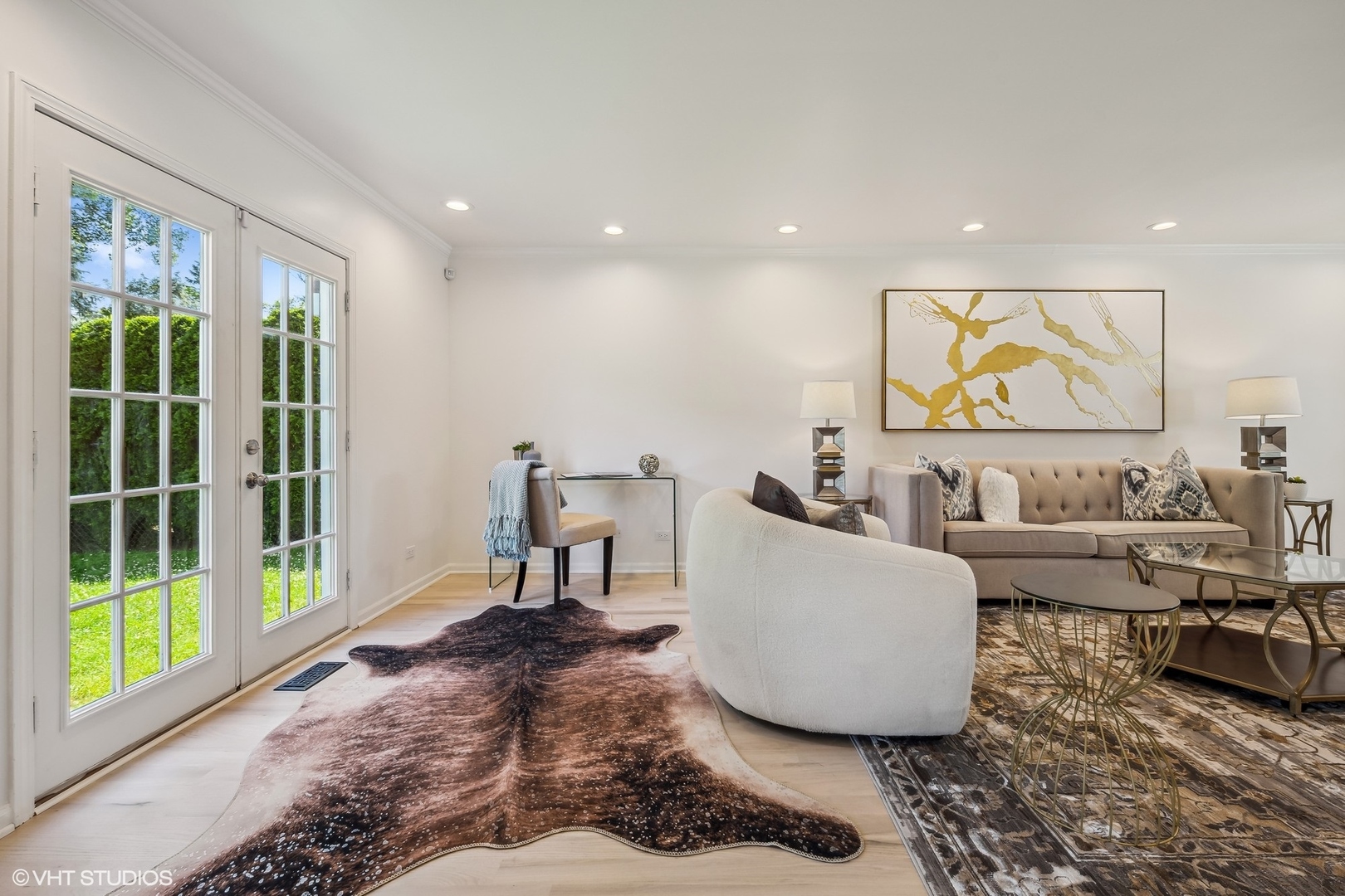 4130 Rutgers Lane Northbrook, IL 60062 - Photo 7 of 41 a living room with furniture and a large window