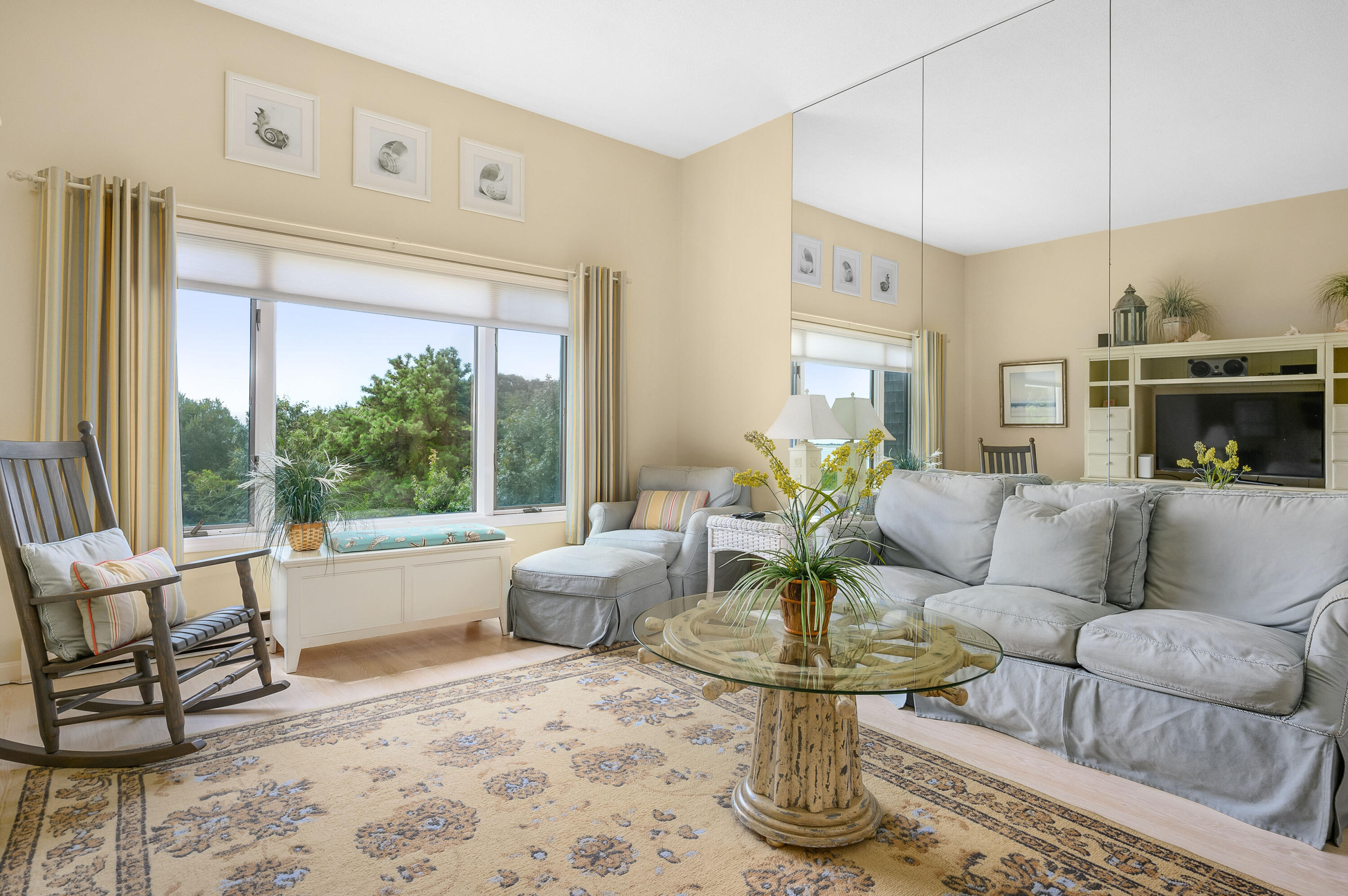 500 Ocean Street, Unit 68 Hyannis, MA 02601 - Photo 11 of 39 a living room with furniture and a large window
