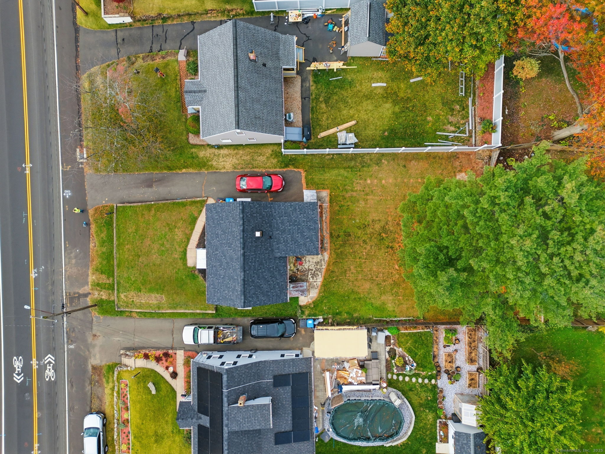 55 Alexander Road New Britain, CT 06053 - Photo 36 of 38 an aerial view of residential house with outdoor space and street view