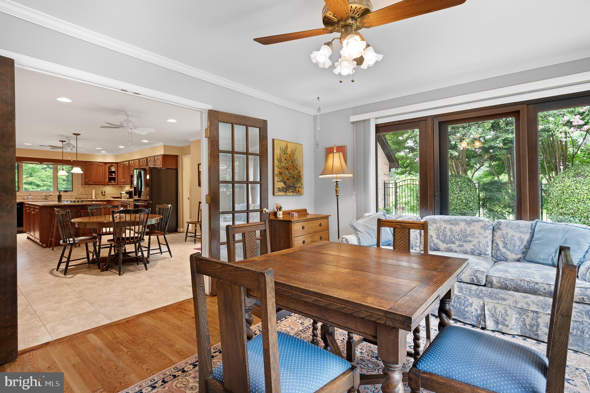 11301 Crossing Glen Court Potomac, MD 20854 - Photo 29 of 136 a view of a dining room with furniture window and outside view