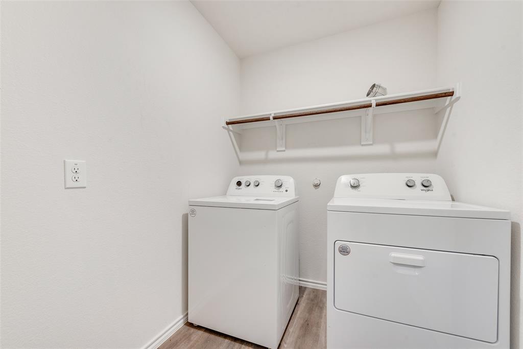 623 Sweet Dream Way Lavon, TX 75166 - Photo 17 of 21 a utility room with dryer and washer