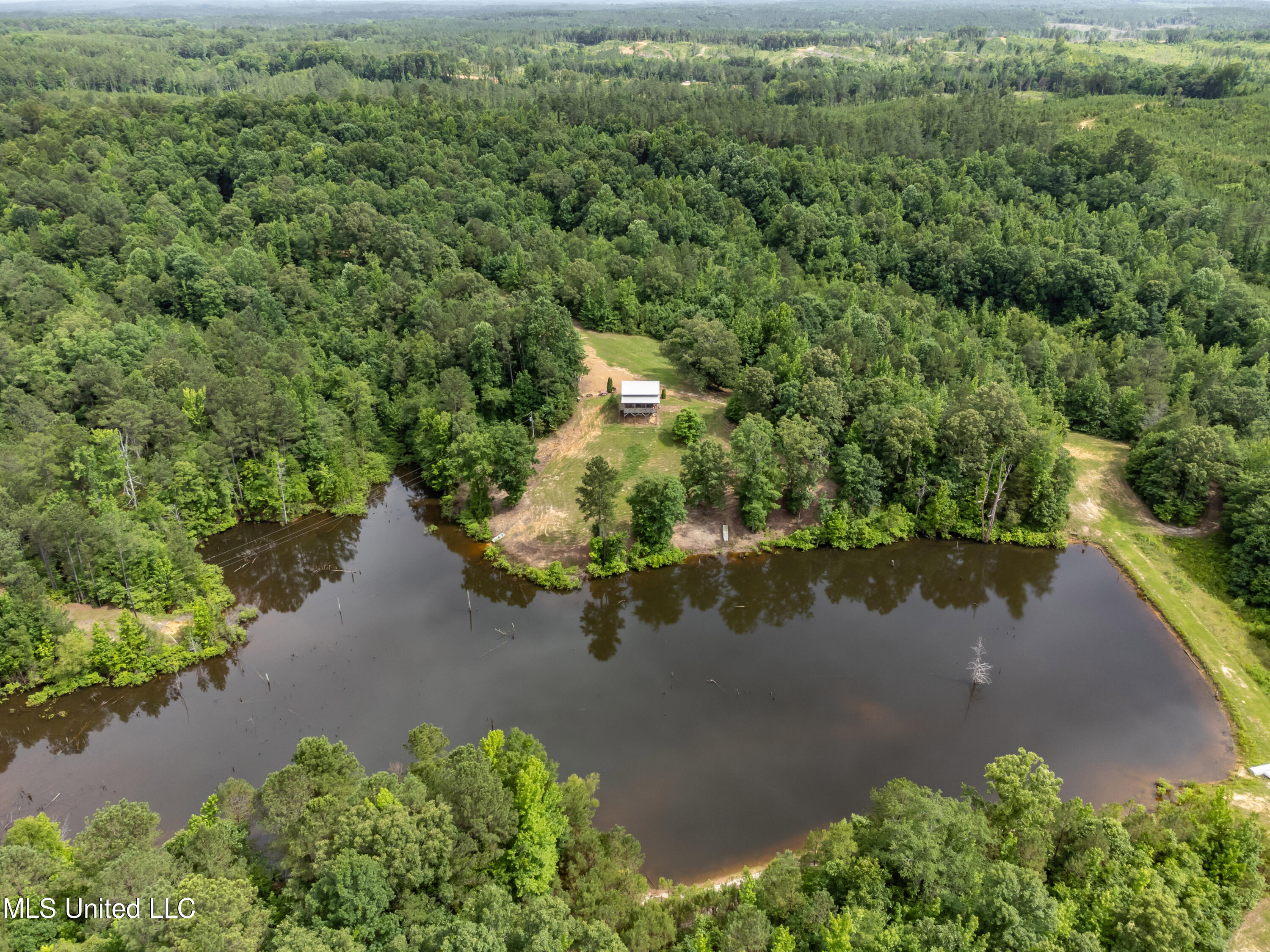 271 Socrates Road Kilmichael, MS 39747 - Photo 3 of 50 Socrates Road Cabin and Land drone-5