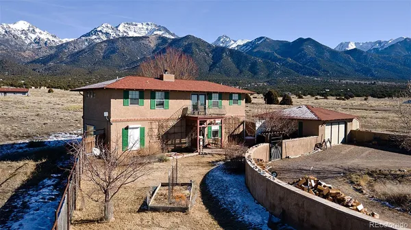 a view of a house with a patio