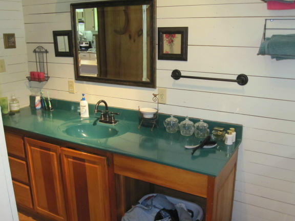 1405 Poor Farm Road Southeast Floyd, VA 24091 - Photo 15 of 46 a bathroom with sink and mirror