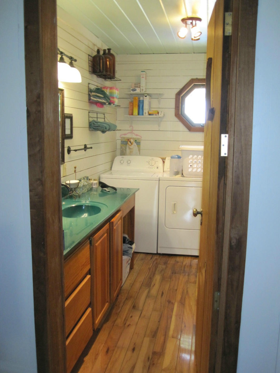 1405 Poor Farm Road Southeast Floyd, VA 24091 - Photo 17 of 46 a bathroom with a sink and a mirror