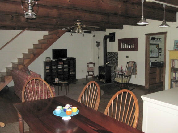 1405 Poor Farm Road Southeast Floyd, VA 24091 - Photo 29 of 46 a view of a dining room with furniture and wooden floor