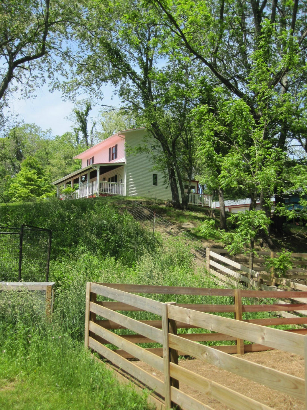 1405 Poor Farm Road Southeast Floyd, VA 24091 - Photo 44 of 46 a house view with a garden space