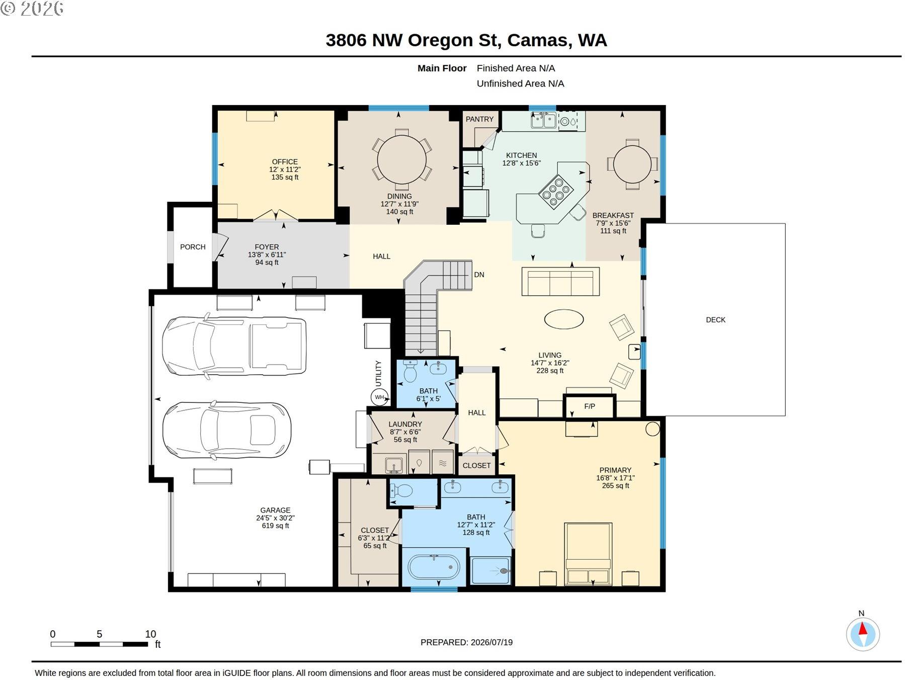 3806 Northwest Oregon Street Camas, WA 98607 - Photo 45 of 46 Floor Plan
