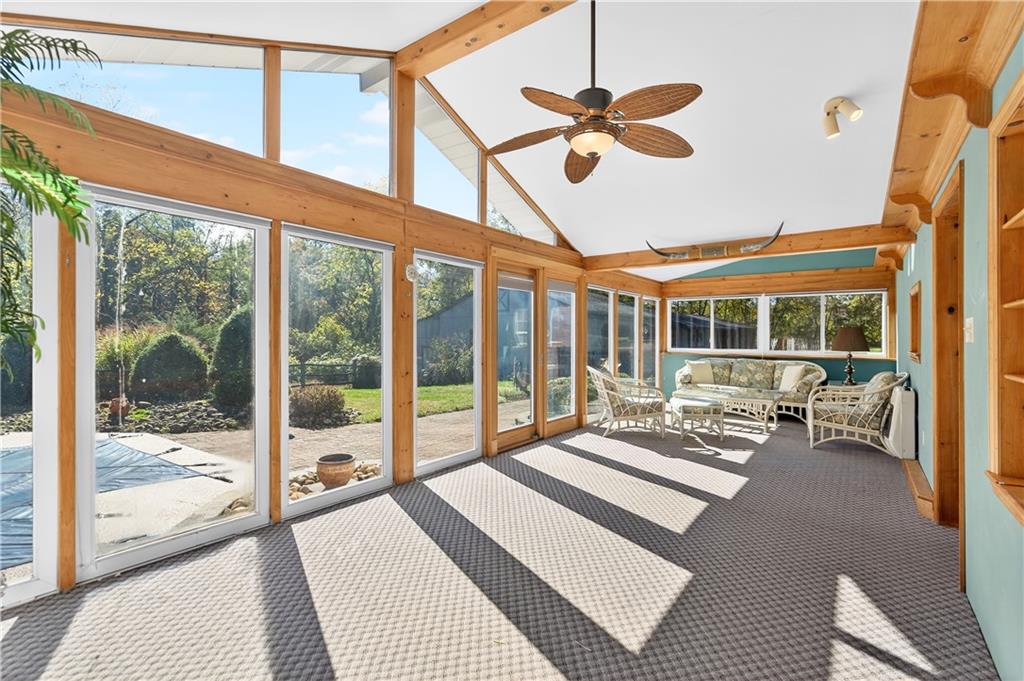 1801 McCorkle Road South Park, PA 15129 - Photo 8 of 49 a building outdoor space with patio furniture and garden view