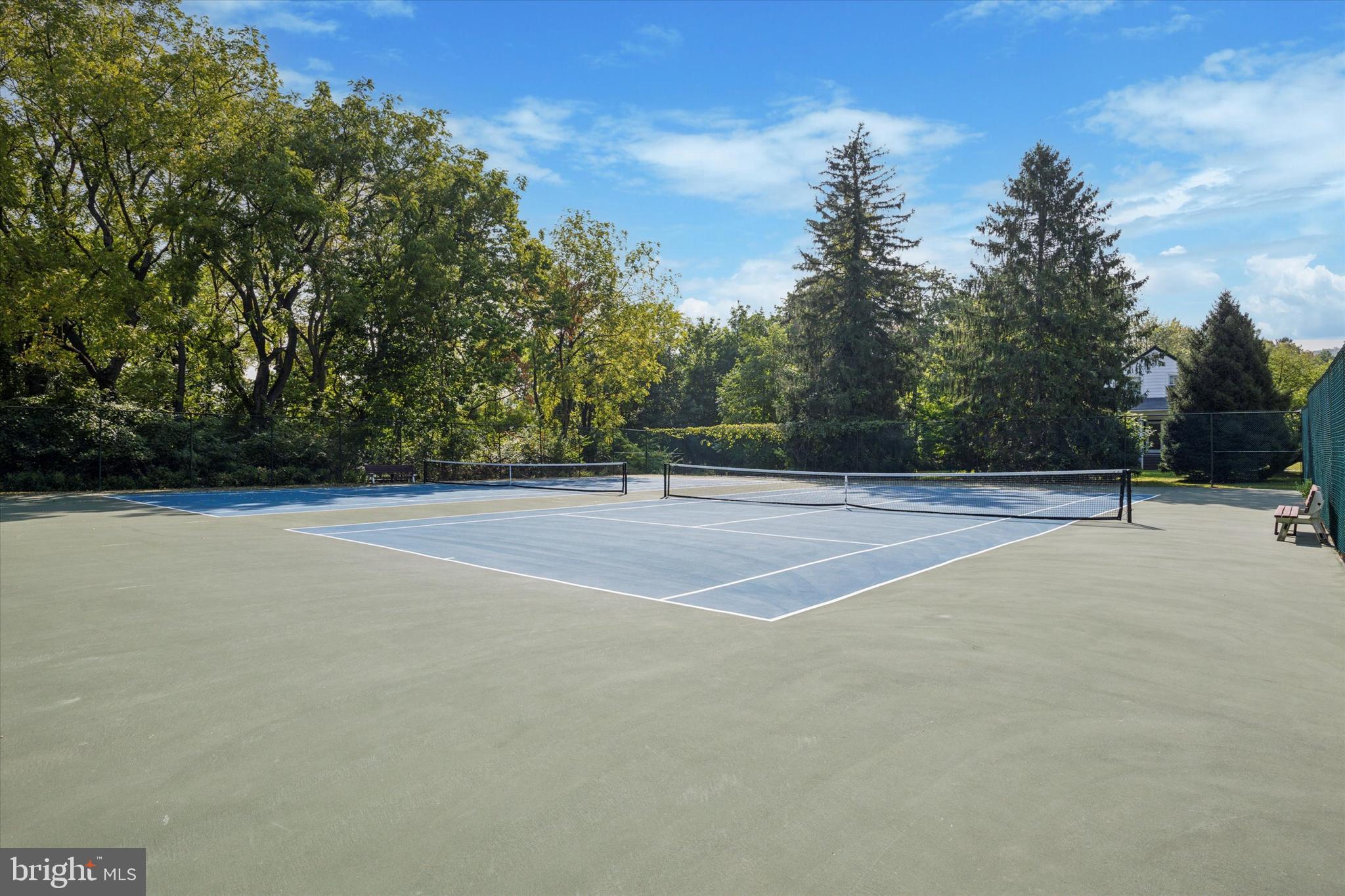 437 Old Forge Crossing, Unit 437 Devon, PA 19333 - Photo 20 of 22 a view of a tennis court