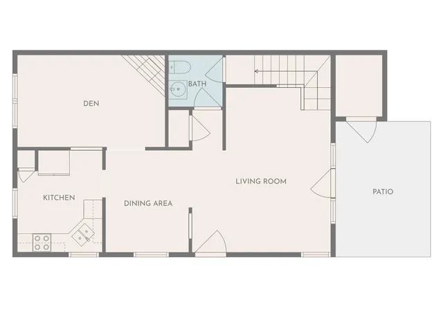 a picture of a floor plan