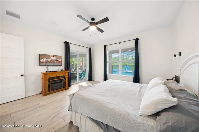a bathroom with a granite countertop sink mirror and double