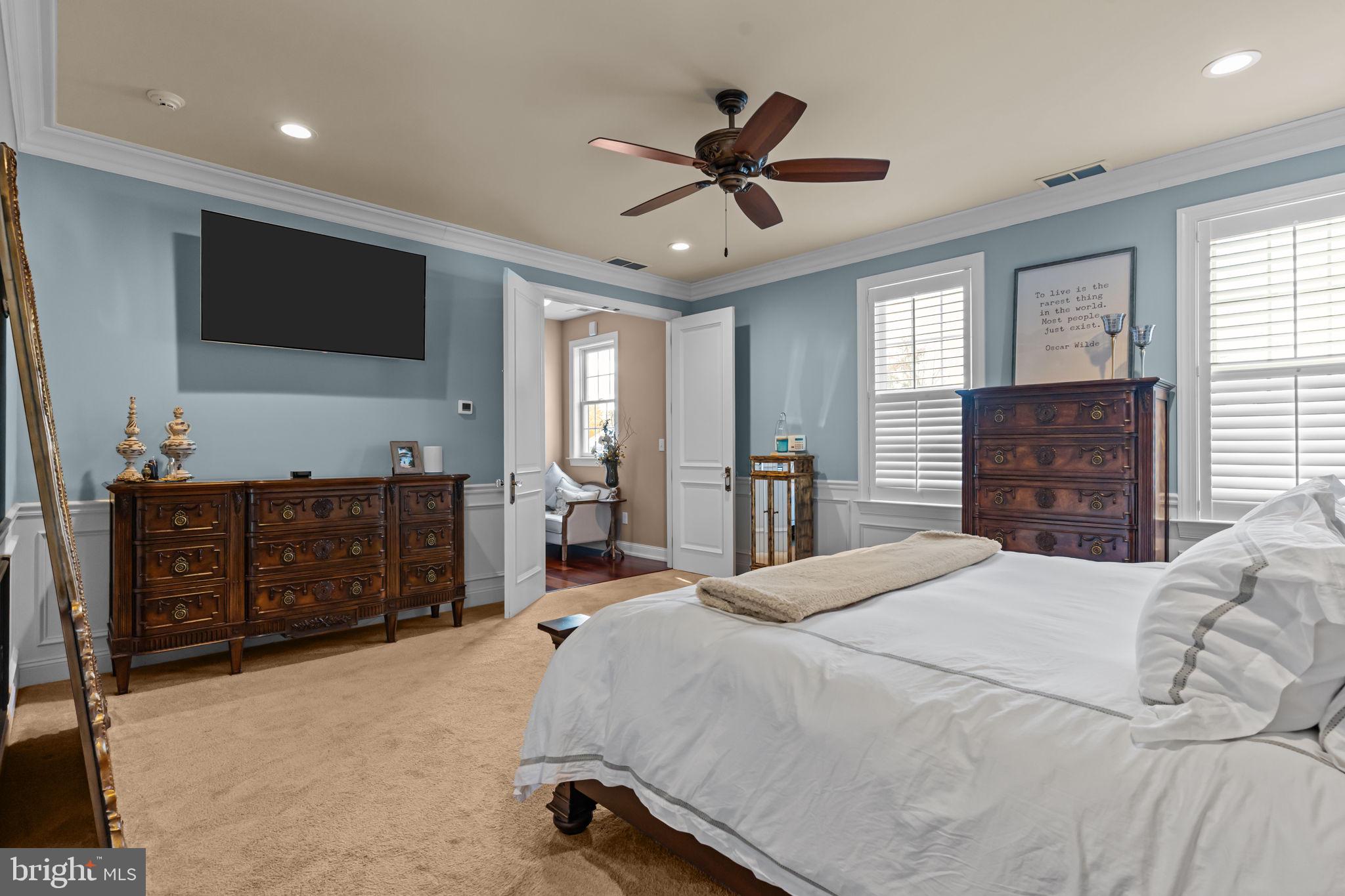 201 Golf Hills Road Havertown, PA 19083 - Photo 35 of 71 a bedroom with a bed and furniture with window