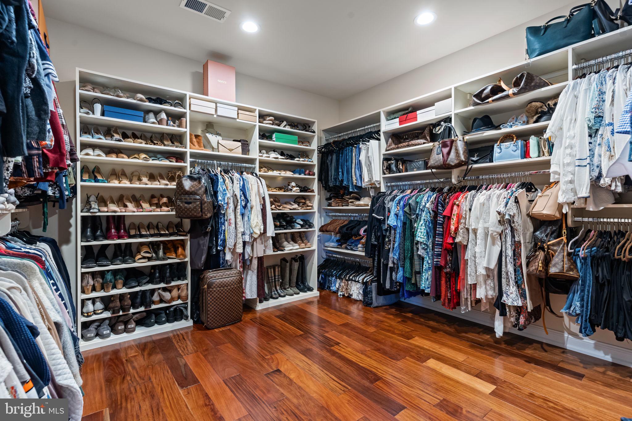 201 Golf Hills Road Havertown, PA 19083 - Photo 36 of 71 a view of walk in closet with clothes and shoes