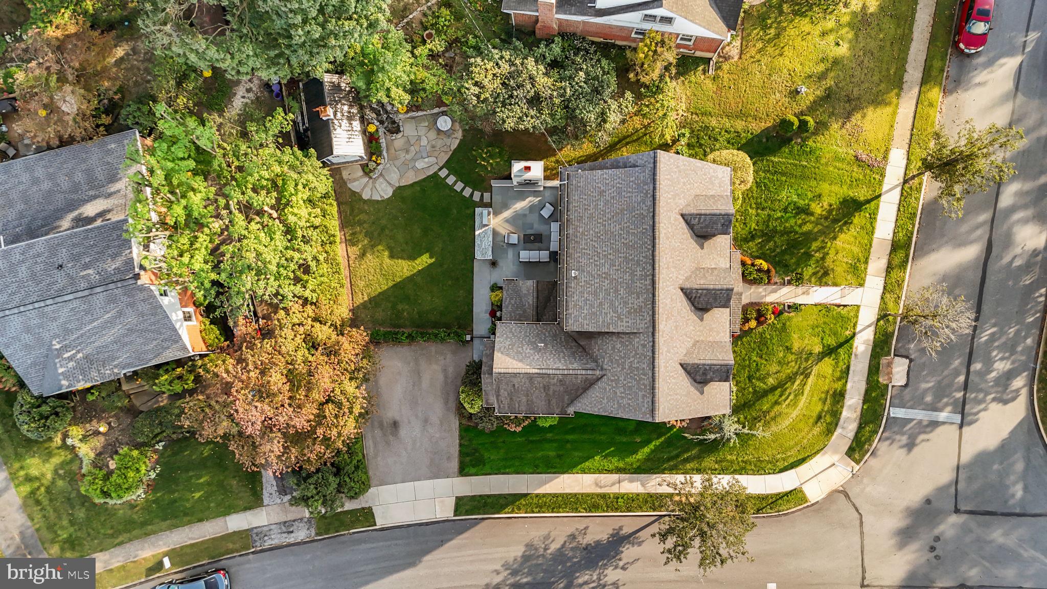201 Golf Hills Road Havertown, PA 19083 - Photo 61 of 71 an aerial view of residential houses with outdoor space
