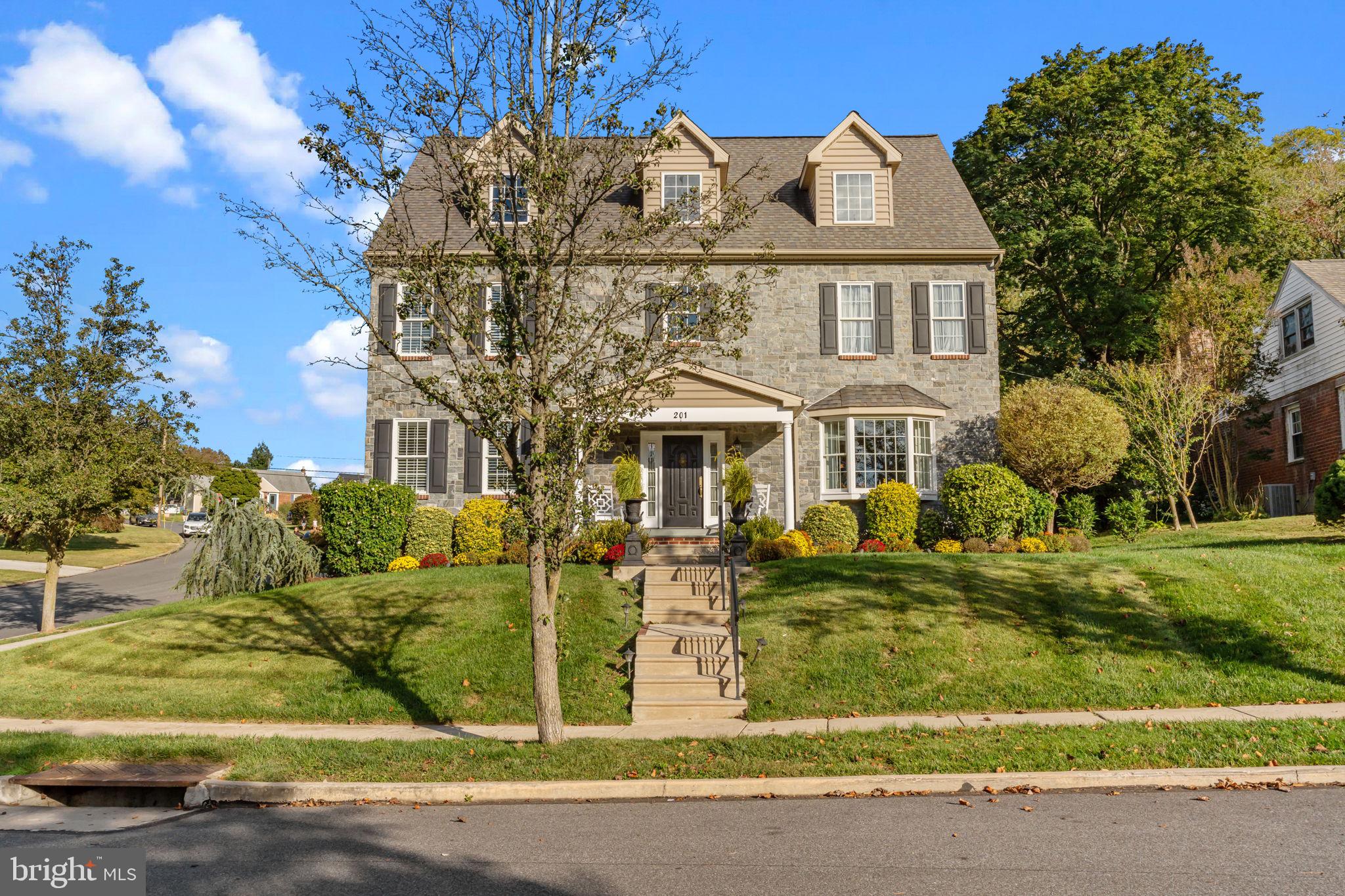 201 Golf Hills Road Havertown, PA 19083 - Photo 66 of 71 a front view of a house with garden