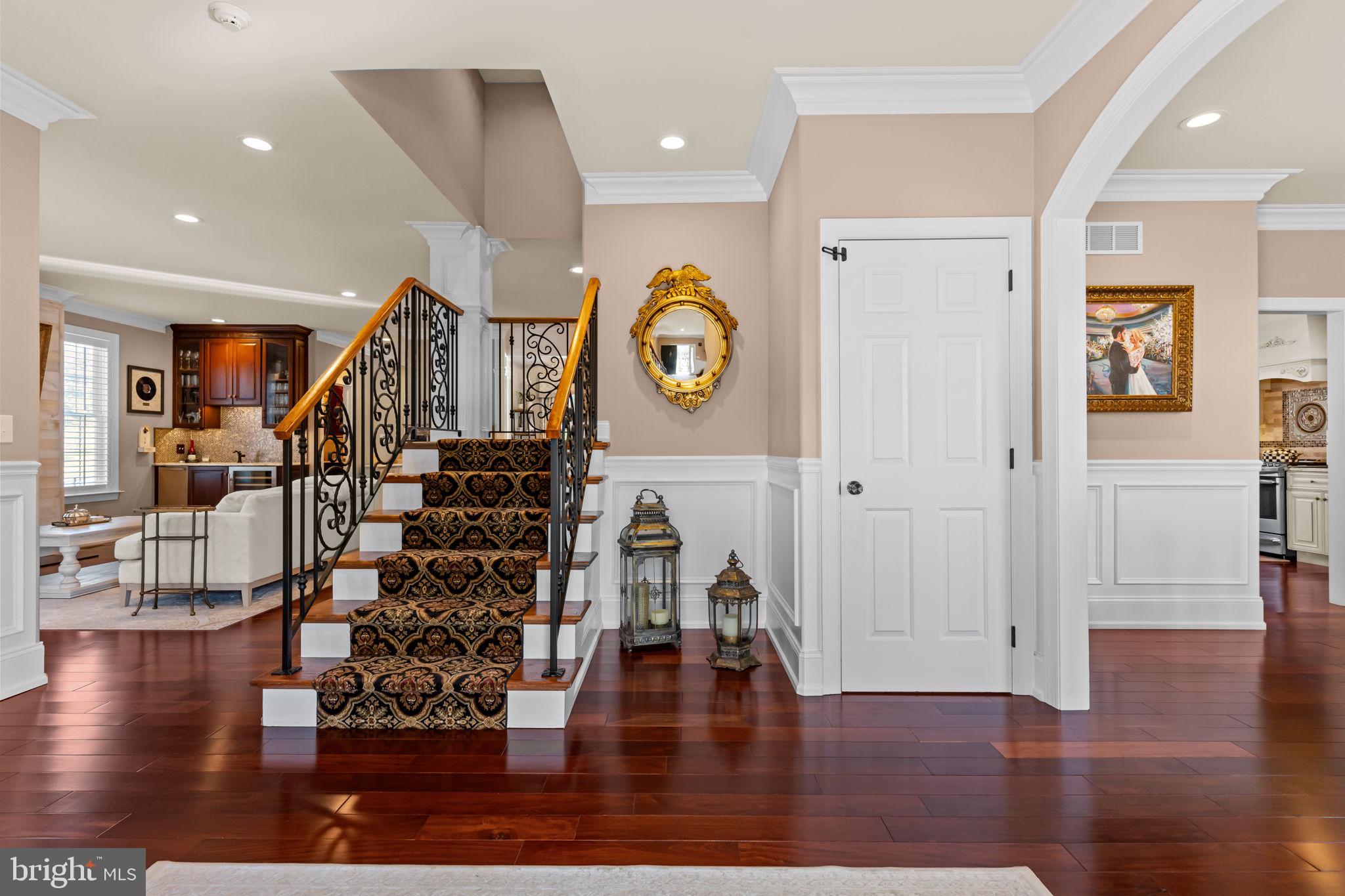 201 Golf Hills Road Havertown, PA 19083 - Photo 7 of 71 a view of entryway with livingroom and wooden floor