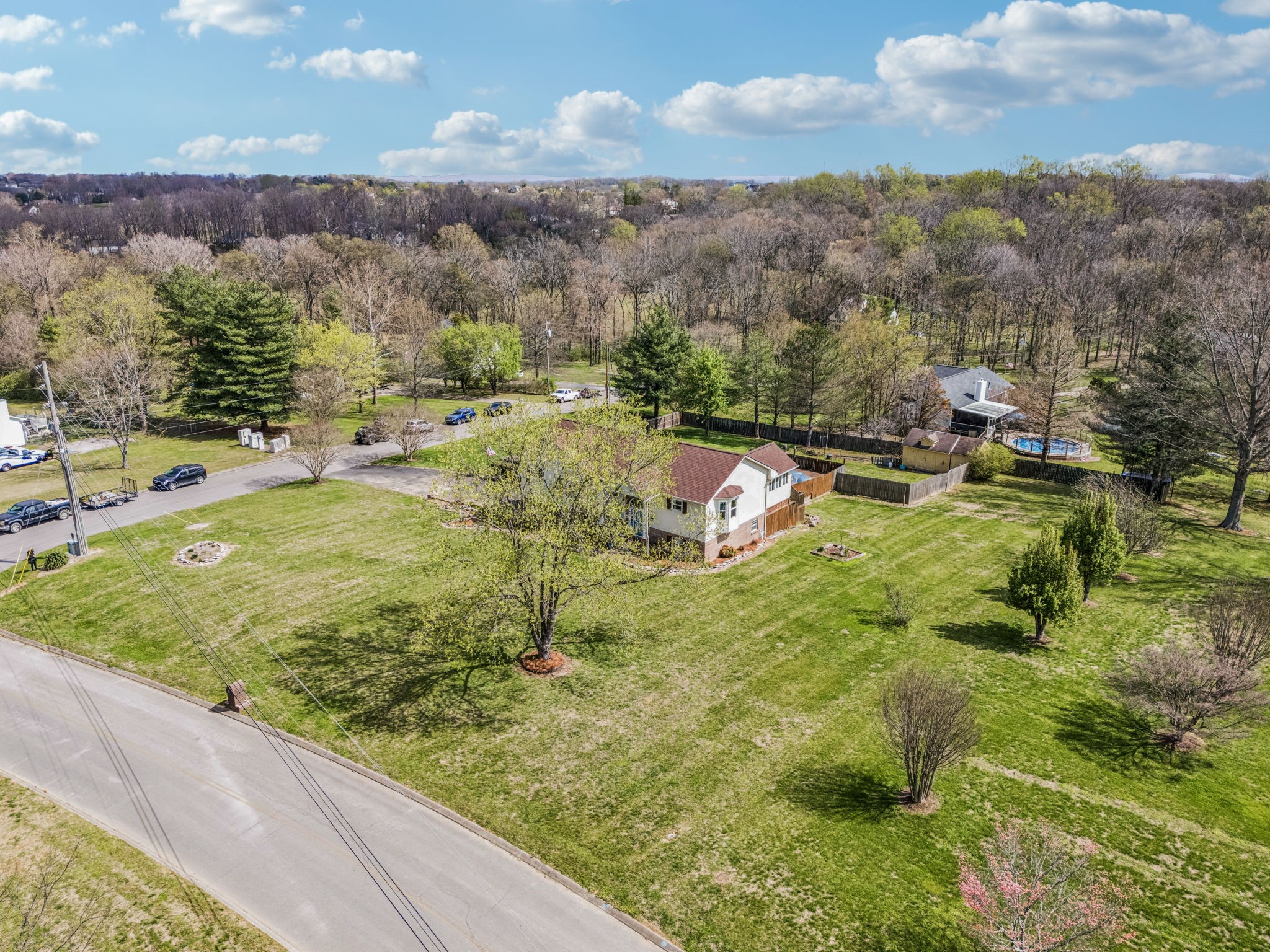 97 Oak Valley Drive Spring Hill, TN 37174 - Photo 13 of 40 a view of a garden with mountains in the background
