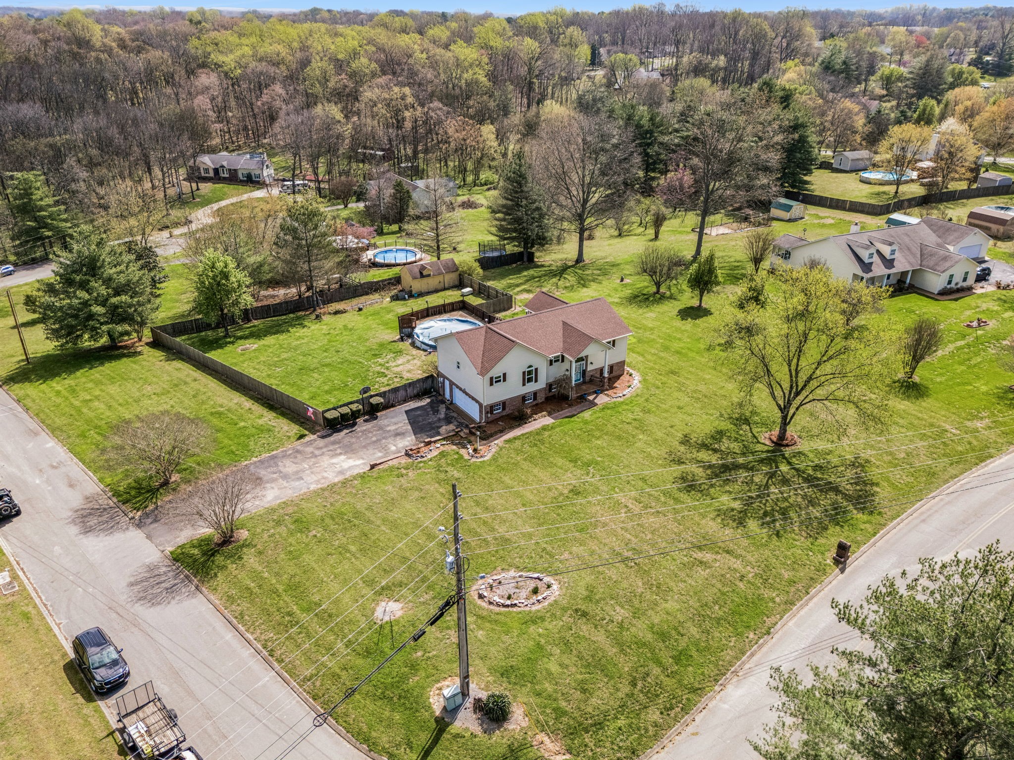 97 Oak Valley Drive Spring Hill, TN 37174 - Photo 14 of 40 an aerial view of a residential houses with outdoor space