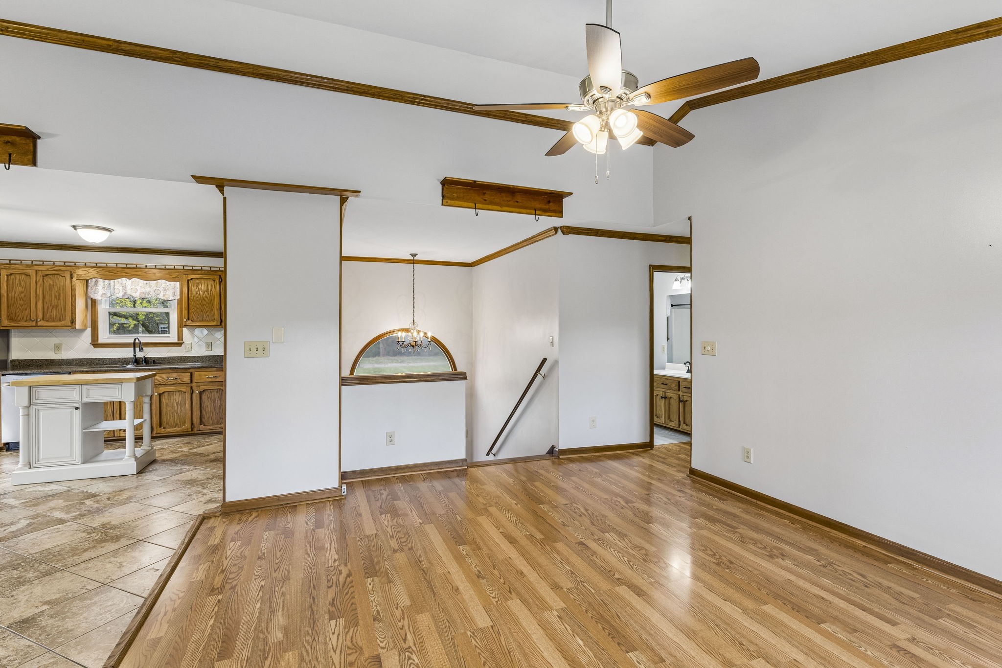 97 Oak Valley Drive Spring Hill, TN 37174 - Photo 21 of 40 a view of empty room with wooden floor