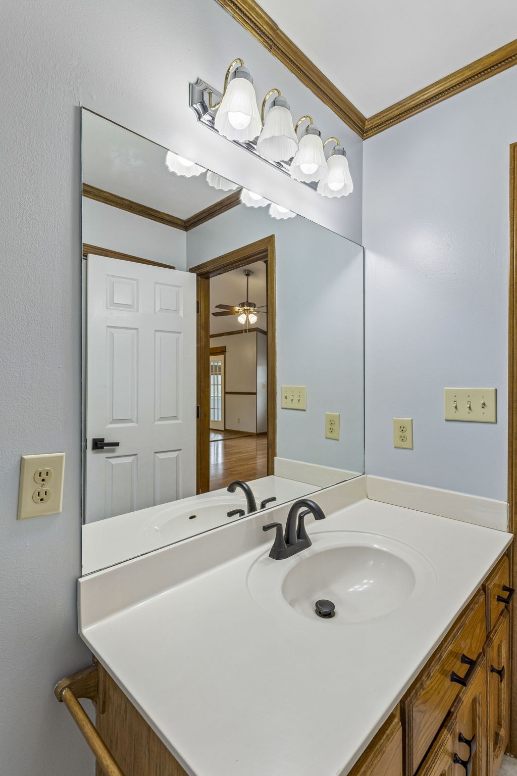97 Oak Valley Drive Spring Hill, TN 37174 - Photo 29 of 40 a bathroom with a sink double vanity and a mirror